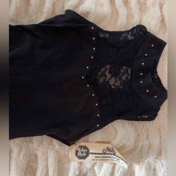 Instructors’s choice black vintage romper with lace - Picture 2 of 10